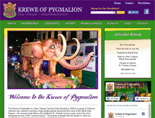 Tablet Screenshot of kreweofpygmalion.org